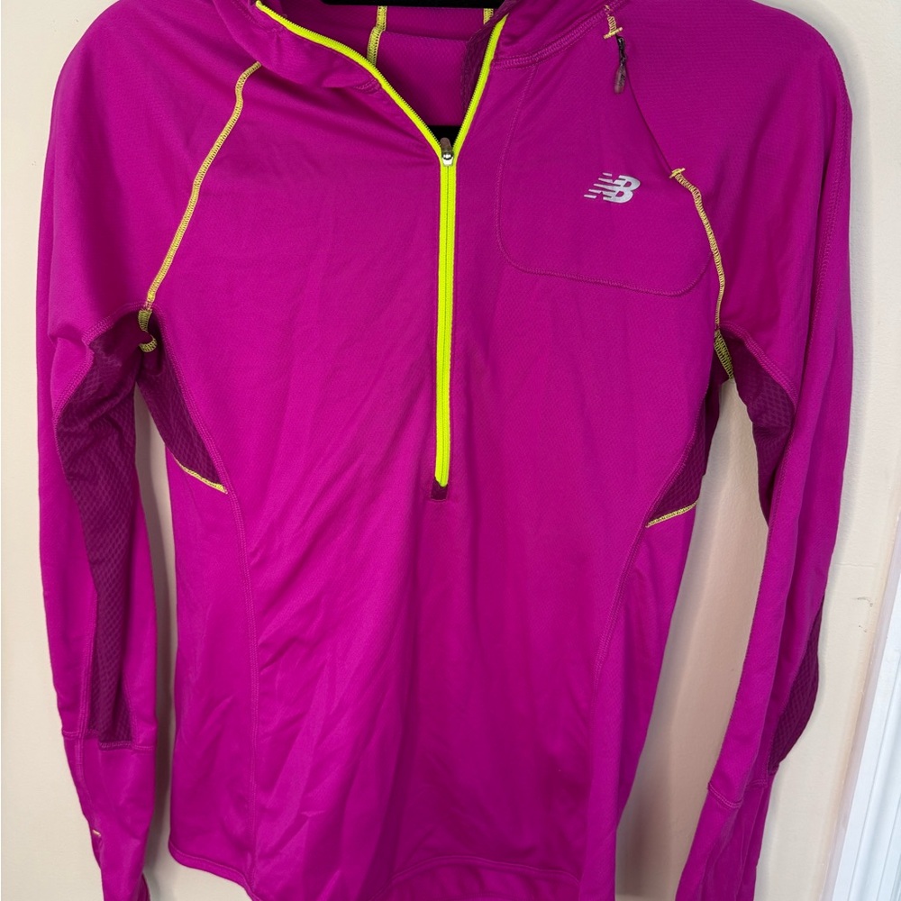 New Balance Pink Long Sleeve Athletic Top